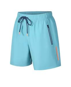 Pantalones cortos deportivos informales hechos a medida para hombre, cintura elástica, transpirables, de secado rápido, colores sólidos de alta calidad, lo último en Color personalizado - Product Image 6