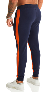 <b>Men</b> <b>Pull</b> <b>On</b> Elastic Waist <b>Trousers</b> Smart Casual Stretch Fabric with Tailored Look and Deep Side Pockets Comfortable for Travel - Product Image 5