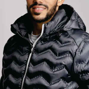 Veste d'hiver personnalisée en duvet de haute qualité pour hommes manteau d'hiver à capuche fantaisie à impression complète veste en duvet de luxe de créateur - Product Image 2