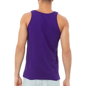 Bella Canvas Unisex Algodón Jersey Tank Top Team Morado - Product Image 3