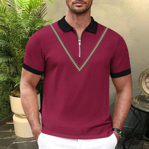 High Quality OEM Embroidery 88% Polyester 12% Spandex <b>Mens</b> <b>Slim</b> <b>Fit</b> Design Sublimation Custom Golf <b>Polo</b> <b>Shirts</b> - Product Image 5
