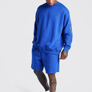 ชุดวอร์ม2ชิ้นสำหรับผู้ชายชุดออกกำลังกายผ้าฝ้ายคุณภาพสูงสำหรับเล่นกีฬาเสื้อผ้าแนวสตรีทพิมพ์ลายระบายอากาศได้ดี - Product Image 3