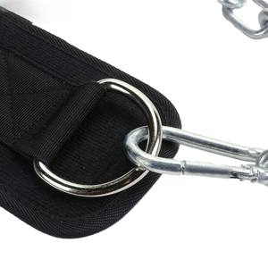 Custom Logo Printing Available <b>Heavy</b> <b>Duty</b> Professional Protection Weight Lifting Dipping Neoprene Dip Belt Steel <b>Chain</b> for Dips - Product Image 4
