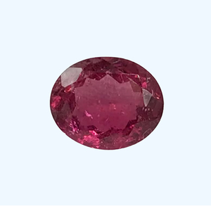 Cuentas de turmalina rosa facetadas de forma ovalada, perforadas con precisión para la elaboración de joyería artesanal de alta gama, para venta al por mayor. - Product Image 4