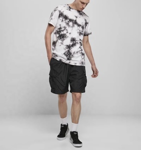 2025 Trending Unisex Boxy Black 100% Cotton Tie-Dye T-Shirt Luxury Oversized <b>Long</b> Jersey for Plus Size Women Custom Logo - Product Image 2