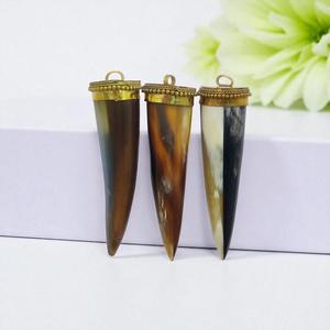 Collier pendentif en corne de buffle, bijoux tribaux naturels et durables pour femmes, haute qualité - Product Image 4