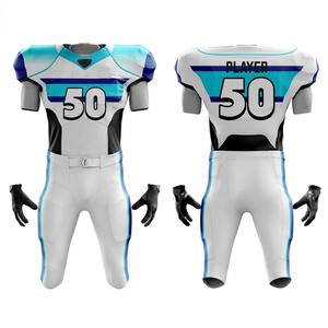 Fabricant d'uniformes d'équipe OEM personnalisés, nouveaux uniformes de football américain respirants en gros, uniformes de football américain élégants - Product Image 1
