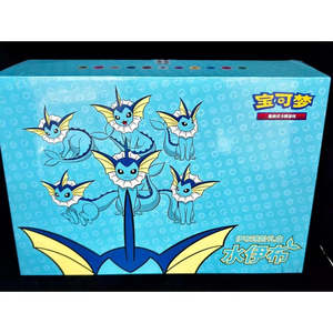 Set de Cartas Coleccionables Vaporeon Eevee Evolution para Caja de Regalo, Edición S-Chinese, MOQ 3, Envío Gratuito, Seguro y con Rastreo - Product Image 2