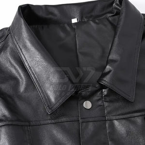 Custom Casual <b>Men</b> Leather <b>Vest</b> High Quality New Fashion Genuine Leather <b>Vest</b> For <b>Men</b> In High Quality - Product Image 3