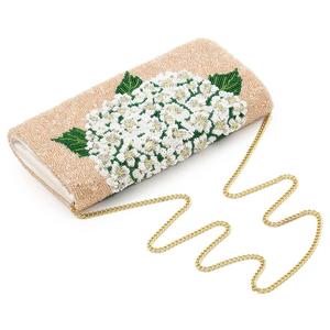 กระเป๋าแฟชั่นวินเทจสำหรับผู้หญิง งานปักมือคุณภาพสูง สายสะพายโซ่  ออกแบบได้ตามต้องการ เหมาะสำหรับงานปาร์ตี้ ใช้ได้ทุกฤดู สไตล์อินเดีย - Product Image 4