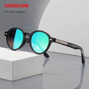 Gafas de Sol TR90 Retro para Hombre, Gafas Vintage 2026 con Película Colorida, Gruesas, Modernas, Polarizadas UV400, Ovaladas, de Diseño para Mujer - Product Image 1