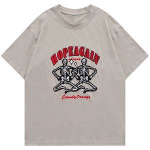 Men's T-shirts Custom Logo Acid Washed Vintage T Shirt Distressed Heavyweight <b>Blank</b> Oversized Tshirt 100% Cotton Heavy <b>Weight</b> - Product Image 3