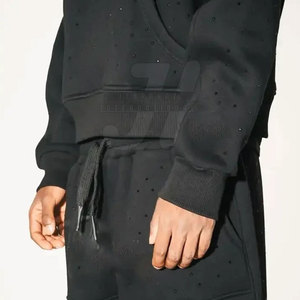 Bajo MOQ Venta caliente Rhinestone Chándales en nuevo stock Precio barato Hombres Rhinestone Chándales para adultos - Product Image 5