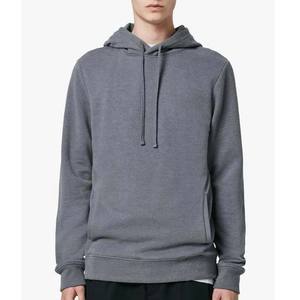 Vente en gros de vêtements pour hommes avec logo personnalisé Sweatshirts à capuche Couleur unie Basics Manches longues Hiver 100% Coton Respirant - Product Image 1
