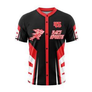 Equipo personalizado práctica botón completo camiseta sin mangas de béisbol sublimado uniformes de softbol Unisex - Product Image 4