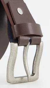 เข็มขัดหนังแท้สำหรับผู้ชายทำจากหนังแท้สำหรับผู้ชายวัสดุอัลลอยแบบทางการ OEM โลโก้ออปติ - Product Image 2