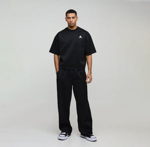 Conjunto Deportivo para Hombre de Alta Calidad, con Capucha, Casual, de Poliéster/Algodón, Transpirable, Ligero, Brillante, Personalizable - Product Image 1