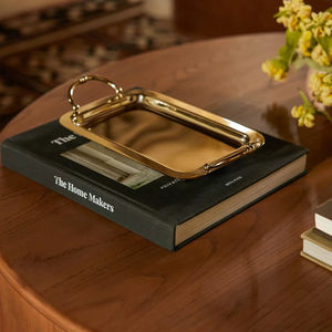 Bandeja Metálica para Servir Aperitivos, Plato Decorativo para Servir, Bandeja para Servir en Restaurantes, Accesorios para Servir en Hoteles - Product Image 1