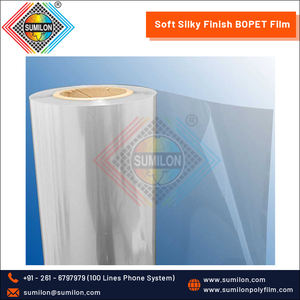 Rollo de película BOPET de 50cm de tamaño personalizado 2024, el más vendido, transparente, liso, de poliéster transparente, acabado suave y sedoso, fundición excepcional - Product Image 5