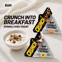 KisKis Choco-Crunch Cokelat Hazelnut Rasa Kacang 0 Sukrosa Permen Padat Beku Kering untuk Distributor Grosir