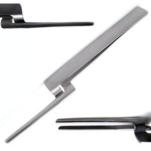 คีมจับกระดาษจัดฟันแบบตรง 3 ชิ้น ขนาด 6 นิ้ว ทำจากสแตนเลสสตีล เครื่องมือผ่าตัดแบบใช้มือ  ฐานรากของเครื่องมือผ่าตัด - Product Image 4