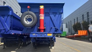 รถเทรลเลอร์ไฮดรอลิกแบบเพลาคู่สำหรับการเกษตรใช้รถดัมพ์กึ่งพ่วงสำหรับฟาร์มอะลูมิเนียมอัลลอย - Product Image 5