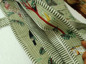 Sacs fourre-tout en coton Kantha faits à la main Sacs fourre-tout de travail Kantha écologiques et réutilisables Sacs à provisions en coton matelassé - Product Image 3