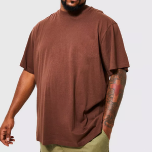 T-shirt à col rond pour hommes, vêtement de rue, Design Unique, OEM Offre Spéciale coton, de meilleure qualité, épaules tombantes, surdimensionné, 100% - Product Image 4
