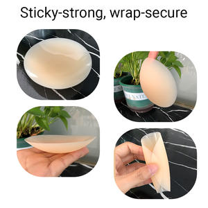 Nouvel arrivage de cache-tétons en silicone ultra-mince <span class=keywords><strong>sans</strong></span> couture perforé invisible jetable Pasties <span class=keywords><strong>sans</strong></span> bretelles dos nu Style sexy - Product Image 3