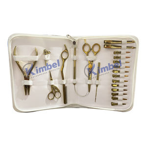 Alicates multifunción de alta calidad para extensiones de cabello en Plasma Gold Finish Herramientas de peinado de acero inoxidable - Product Image 5