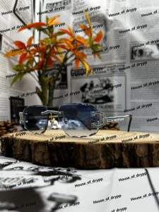 Gafas de Sol Plateadas Sin Montura con Detalles de Diamantes Moissanite en el Puente y las Patillas, Gafas de Moda para Hombre y Mujer - Product Image 3