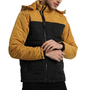 Chaqueta larga acolchada de calle alta para hombre, Material de lona de alta calidad, cuello levantado, temporada de invierno, tarifa barata al por mayor del fabricante - Product Image 4