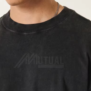 Diseño personalizado al por mayor hombres ácido lavado camiseta mejor calidad precio barato hombres ácido lavado camiseta - Product Image 4