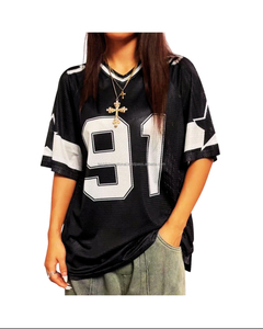 Ropa Deportiva de Fútbol Americano Transpirable y Estampada, de Secado Rápido, Personalizable, de Alta Calidad, 100% Poliéster, Jersey para Adultos, Lista para Enviar - Product Image 6