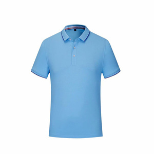 Personalizado de alta calidad 100% algodón de los hombres para Polo camisetas de talla grande personalizado impreso bordado transpirable OEM Logo liso en blanco - Product Image 1