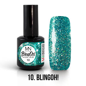 ¡UV LED Glitter Gel Polish Color-Hecho en EU - CPNP - Blue - Gel Polish BlingOh! 10 - 12 ml-Uñas místicas - Product Image 1