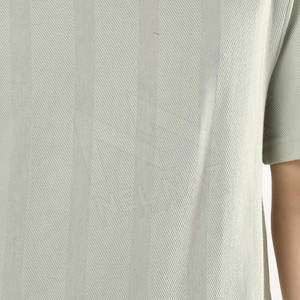 T-shirts pour hommes 220 GSM en jersey de coton quantité minimale de commande basse surdimensionné col rond couleur unie respirant grande taille pour les vêtements de plein air - Product Image 5