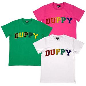 Camiseta de Lona Gótica con Bordado de Toalla, Ecológica, Antiarrugas, con Bordado 3D, Material Spandex/Poliéster, Personalizable - Product Image 1