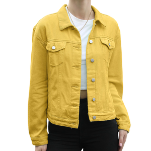 Chaqueta vaquera moderna para damas, prendas de vestir exteriores elegantes, tela cómoda transpirable, costura de alta calidad, perfecta para la moda - Product Image 1