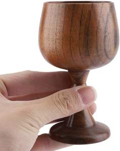 Tasse calice en bois-150ml tasse en bois élégante café vin raisin tasses à boire tasse en bois multifonctionnelle - Product Image 4