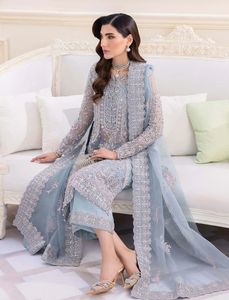 เดรส100% คาเมซทำมือสำหรับผู้หญิงชุดทางการและปาร์ตี้สำหรับงานแต่งงานเดรสปากีสถานจากปากีสถาน - Product Image 5