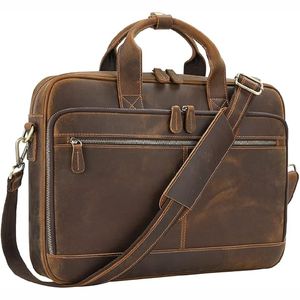 Nuevo bolso de oficina de cuero genuino para hombre de calidad profesional 2025, bolsos de cuero con logotipo personalizado OEM de cuero de negocios de alta calidad - Product Image 3