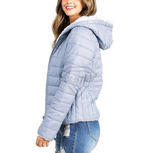 Veste d'hiver matelassée pour femme, mi-rembourrée, chaude, légère, matelassée, vêtement d'extérieur, mode quotidienne, veste matelassée - Product Image 5