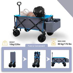 OEM Customizable Heavy Duty Stainless Steel Folding Shopping Cart with Luxury Pet Stroller Structure Safety Standard Platform - Product Image 6