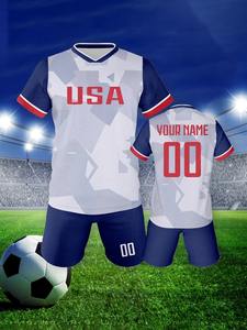Maillot de football américain personnalisé en polyester imprimé en 3D maillot de football cousu avec nom de l'équipe maillot de rugby respirant en maille - Product Image 4