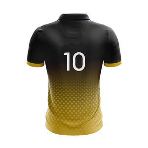 Plain sublimation polo shirts wholesale polyester material <b>perfect</b> for DIY heat press printing and promotional apparel - Product Image 6