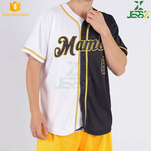 High Quality US Made Unisex Adult Baseball Jersey Sleeveless Breathable Quick Dry Customizable Printed Blank Pattern OEM Sports - Product Image 3