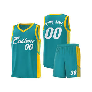 Personalizado de alta calidad de secado rápido de malla transpirable de transferencia de sublimación de impresión de talla grande frente ropa de baloncesto hombres adultos - Product Image 1