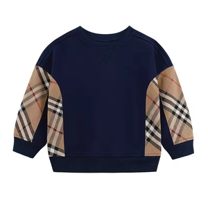 เสื้อสเวตเตอร์สีดำแบบสวมหัวสำหรับผู้ใหญ่และผู้หญิงเสื้อสเวตเตอร์ผ้าฝ้ายสีดำแบบสวมหัวคอกลมสำหรับฤดูหนาวเป็นมิตรต่อสิ่งแวดล้อม - Product Image 1