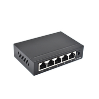 Clxlink SF05 Commutateur Ethernet rapide 1G haute performance 5 ports Full-Duplex Half-Duplex Mini boîtier plastique/métal Plug & Play